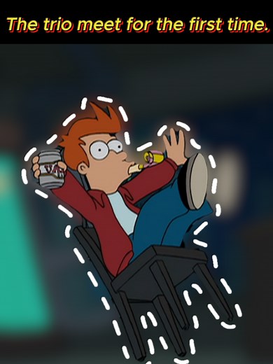 Fry’s Journey Waking Up in the Year 2999#fyp #cartoon #foryoupagе #us #fypシ