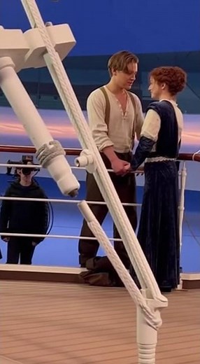 Jack Saves Rose on the Rear Deck 🚢❤️ | Titanic BTS Reveals the Real Moment