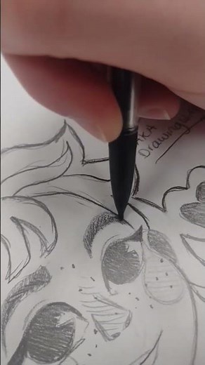 Drawing My Favorite Art YouTubers Day 4 // Rin ‪@drawingwiffwaffles‬ 🧇✨ #art #drawing #shorts