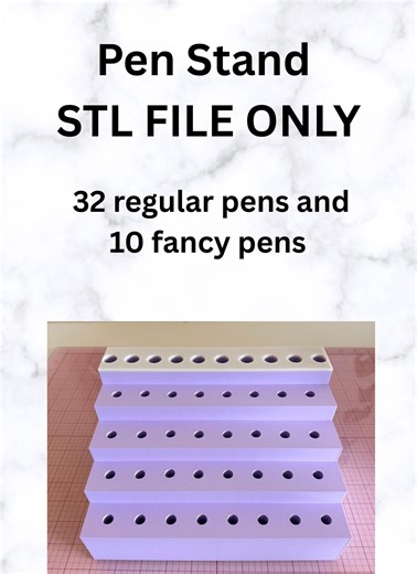 Pen Stand STL File/desk Organizer/digital File/ Pen Holder - Etsy