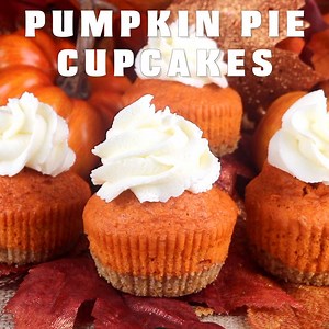 6.2K views · 23 reactions | Pumpkin Pie Cupcakes are a unique twist on a classic - pumpkin cake plus whipped cream frosting with a yummy Nilla Wafer crust. Recipe: https://www.twosisterscrafting.com/pumpkin-pie-cupcakes/ | Two Sisters - Baking & Crafting | Facebook