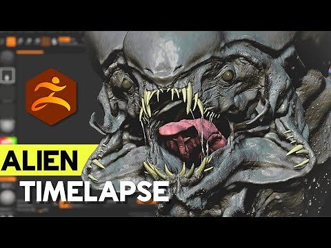 NEW ZBrush 2026 Speed Sculpt | Alien Creature from Outer Space