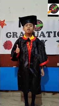 Preschool Graduation Day poem by Sr. kg student#KIDZz PLANET
