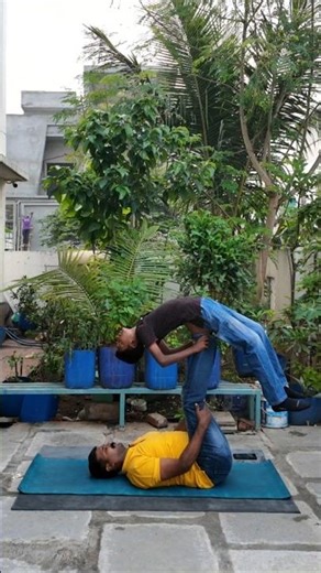 EXTREME ACRO CHALLENGE 😱 #shorts #acrobatics #acrobats #challenge #fun #tricks