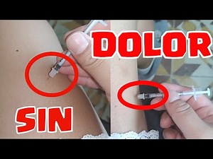 🌟CÓMO aplicar una INYECCIÓN SUBCUTÁNEA en la PIERNA/ insulina en la pierna🌟