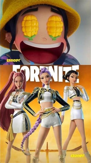 Le emote di KPOP DEMON HUNTERS su Fortnite 💃🔥#fortnite #shorts #kpopdemonhunters