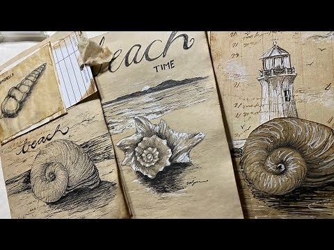 How to draw Seashells- quickie sketch