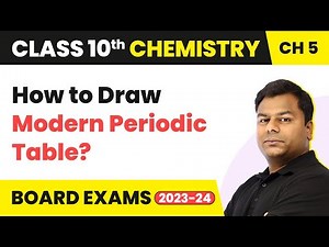 Class 10 Chemistry Chapter 5 | How to Draw Modern Periodic Table?