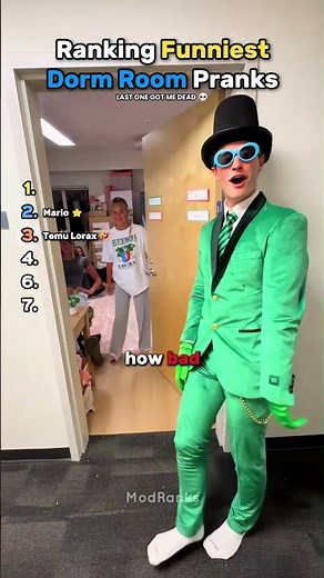 Ranking Funniest Dorm Room Pranks 🤣