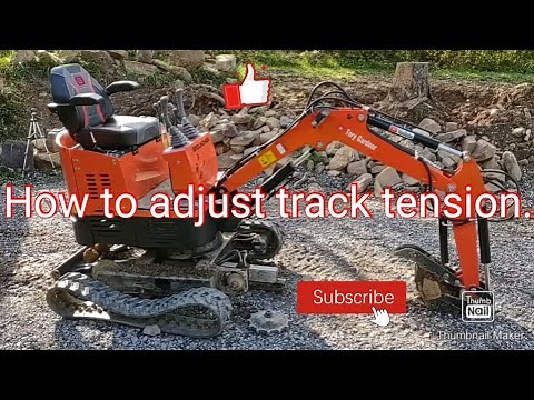 See How Easily You Can Adjust Your Mini Excavator Tracks!