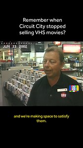 VHS had a 25-year reign, then DVDs pulled up like, “No rewinding required.” Do you remember when DVDs officially sent VHS into retirement? http://www.kcra.com/article/vhs-to-dvd-circuit-city/69949304 | KCRA 3