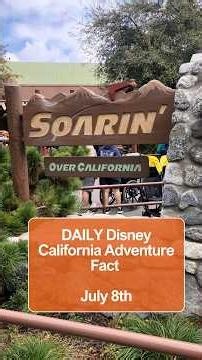Imagineers only had 6 minutes to capture their footage for Soarin’ over California