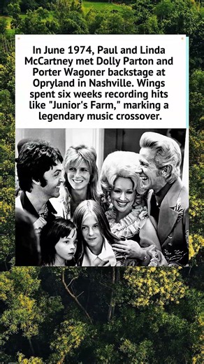 When Paul McCartney Met Dolly Parton 🎸 #Shorts #MusicHistory