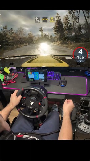 EA Sports: WRC - Sunrise in Japan❤️😍🚗 #headtracking #easportswrc #wheelcam #rally