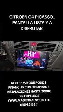 CITROEN C4 PICASSO... SCREEN READY AND READY TO ENJOY