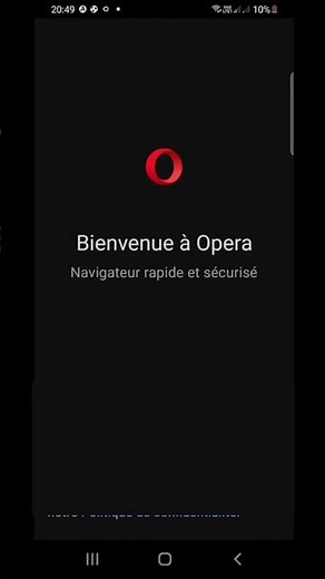 Installe le navigateur Opéra sur Android 11