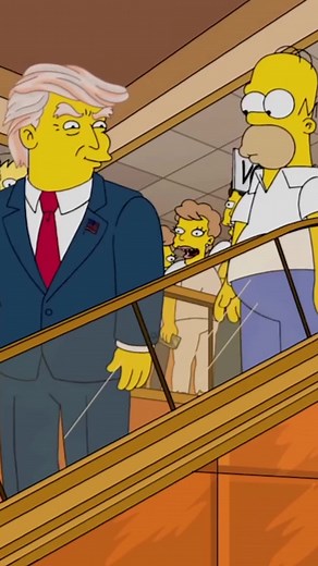 How does this keep happening? New York Post reports ‘The Simpsons’ predicted Donald Trump’s 2024 Presidential run in 2015. #thesimpsons #thesimpsonsclips #trump #trump2024 #thrivetimeshow #prediction #president #clayclark