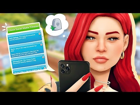 Gossip & Check Social Media for neighborhood stories with this mod! // The Sims 4