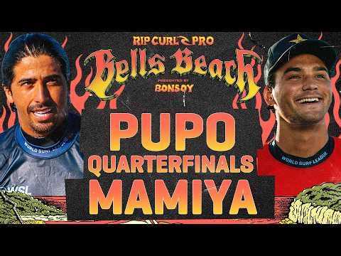 Miguel Pupo vs Barron Mamiya | Rip Curl Pro Bells Beach presented by Bonsoy 2026 - Quarterfinals