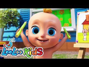 🎵 Drawing Song - Learn to count 1-10 - LooLoo Kids Nursery Rhymes for Kids