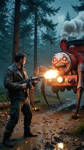 🚂 Choo Choo Charles vs Boy 😱🔥 | Epic Fight!