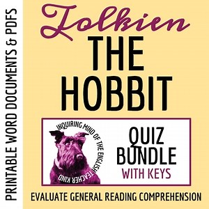 The Hobbit Quizzes and Answer Keys | Independent Reading | Homework Activities