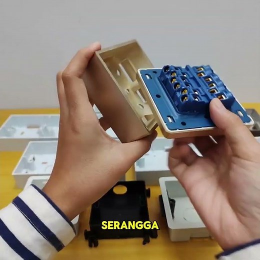 NUT BOX SWITCH SOCKET wall conceal box partition #wiring #installation #eletrical