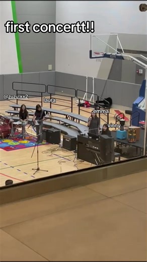 FIRST CONCERTT (original got taken down)@Zuzu𖣂 #music #fyp #yay #band #teenageband #show #ultraviolet #julieandthephantom #piano #bass #singing #drums