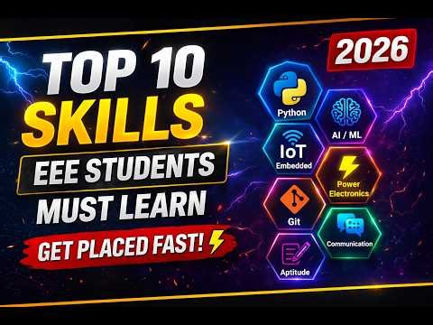 No Job After EEE? Learn These 10 Skills in 2026 | Placement Masterclass
