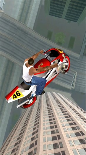 GTA San Andreas bike jump#gtasanandreas #gtasa #shorts