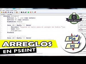 One-Dimensional Arrangements in Pseint - ING NELSON SAGNAY