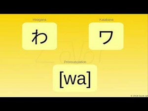 Japanese Language: Hiragana and Katakana - Pronounciation and Examples