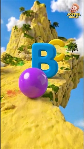 ABC Song for Kids | A - D | Nursery Rhymes & Kids Song | Joyful Jingles #shorts #rhymes