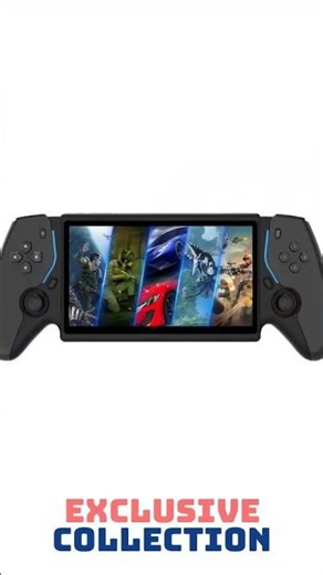 New PS5 7.0 Inch 64G Open Source System Dual Controller Handheld Game Console For PSP Street Figh...