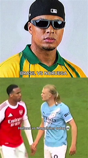 Brasil Vs Noruega ou Magalhães vs Halland: 💀 #brasil #noruega #copadomundo