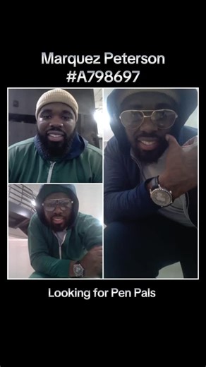 Prison Pen Pals Wanted on Instagram: "My name Marquez Peterson I’m 30, and my bday may 11th. I’m looking for a friend someone to kick it with. I got 11 months left if you willing to talk hit me up FEMALES ONLY!!!! download the getting out app once you get on there its gonna ask for the state its Ohio they go ask for the facility hit ODRC the booking number is *A798697 Add Marquez on GTL, just download the Getting Out App or go to www.gettingout.com and sign up, choose the State Ohio and the Faci