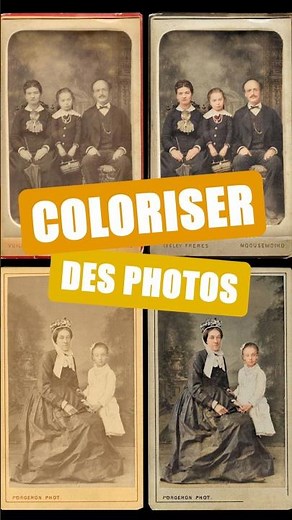 Comment coloriser une photo ancienne ? #histoire #photo #photographie