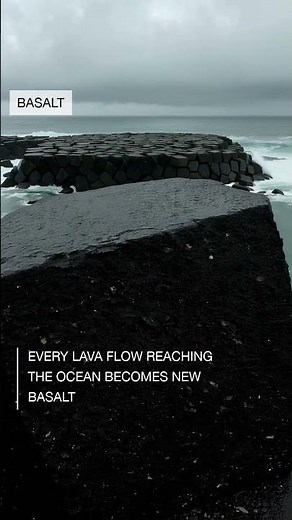 The Ocean Floor Is Growing Right Now Basalt Is Forming Today #Shorts