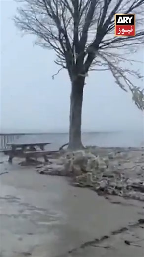 Intense winds and heavy snow are creating difficult travel conditions in Buffalo, New York, USA #ARYNews | ARY News