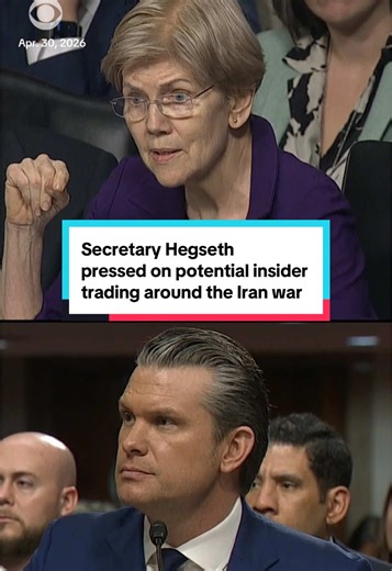 Sen. Elizabeth Warren (D-MA) pressed Defense Secretary Pete Hegseth Thursday on Capitol Hill about potential insider trading surrounding developments in the Iran war. “It looks like insiders are making out like bandits using secret information about the war,” she said. Hegseth responded that the Defense Department “focused on our mission of executing for the American people. And what happens in markets is not, in betting markets, is not something we're involved in.
