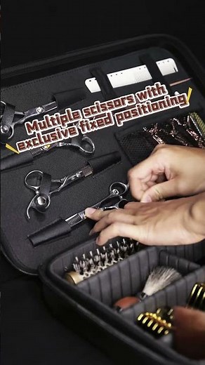 Barber Tool Case Organization: Scissors, Clippers, Combs, and Guards in One System