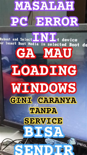 Computer won't enter Windows Reboot and Select proper Boot devices or insert Boot Media #computer