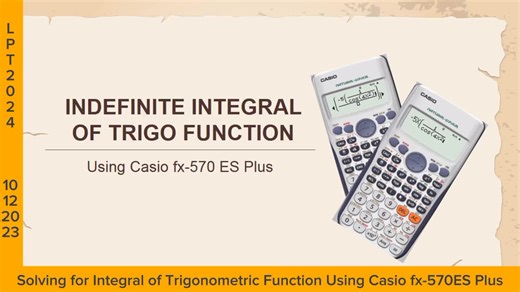 Solving for Indefinite Integral of Trigonometric Function #march2024let #mathmajor #caltech #fypシ゚viral #fyp