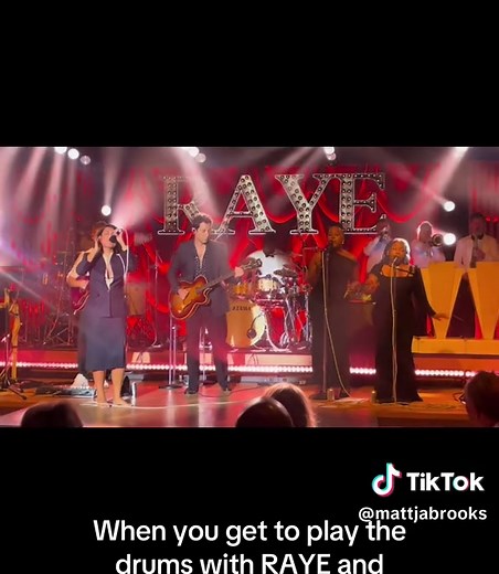 Playing Drums with RAYE and Mark Ronson Live