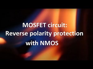Reverse polarity protection circuit with N-MOSFET