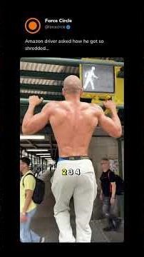 Shredded Amazon Driver Reveals Bodyweight Workout Secrets (He Does 40 Pull Ups)