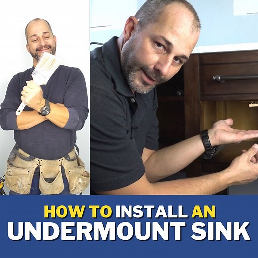 19K views · 386 reactions | Ever wondered how to install an undermount sink properly? I'll show you how you can do it too! Cheers! #justdoityourself #lovingit #perfecteverytime | Home RenoVision DIY | Facebook