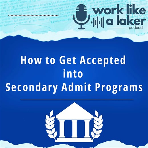 To any student interested in applying (or reapplying) to secondary admission programs here at GVSU, we know that the process to being accepted is an intimidating one. How important is a high GPA? How can a candidate stand out in highly competitive programs? What will the interview look like, and how can you prepare? Today, host Megan Riksen is joined by special guests Mike Saldana, Director of Student Services for the College of Health Professions, and Mackenzie Ware, Student Engagement and Acad