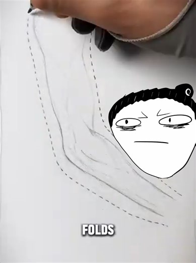 How to draw clothes folds @j.a.d.o.k.a.r #tutorial #tutorials #howtodraw #draw #digitalart #digitalart #artist #art