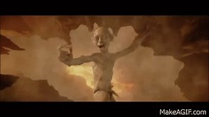 Lord of the Rings: Gollum falls into mount doom on Make a GIF